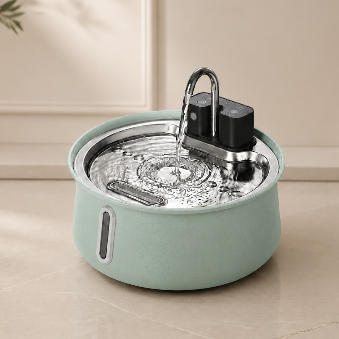 The First Ever Colored 100% Stainless Steel Fountain